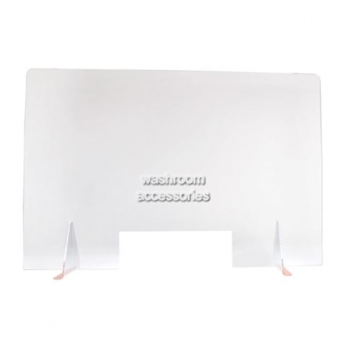 Acrylic Sneeze Guard with Stands, Counter Protection