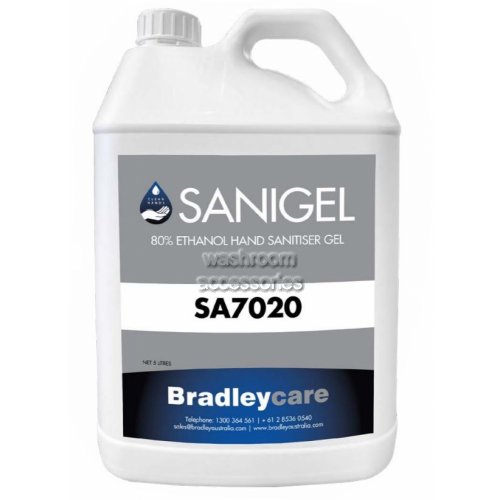SA7020 Sanigel Hand Sanitiser Gel 80 Percent