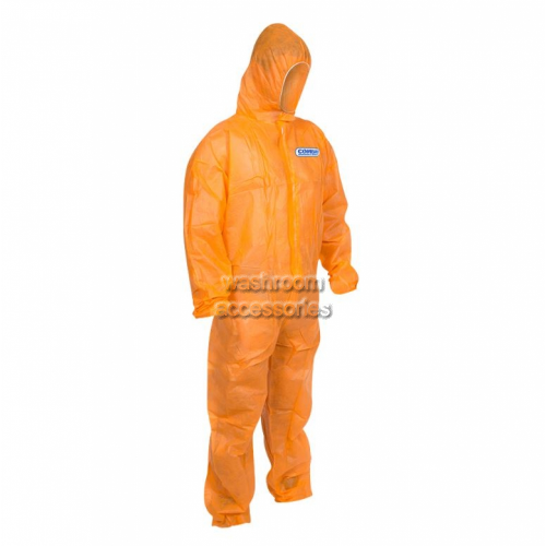 Disposable Polyprop Overalls Orange