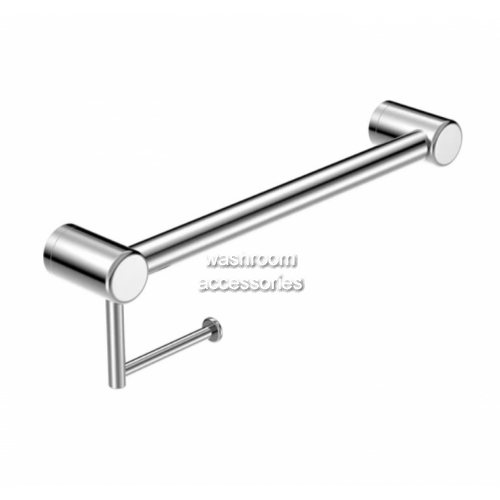 View R01H40 Grab Rail with Toilet Roll Holder details.