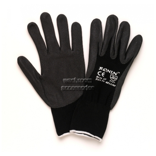 View 481100 Stealth Ronin Nitrile Foam Palm Gloves details.