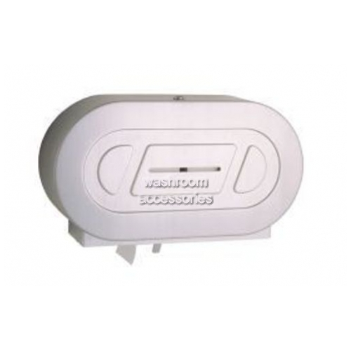 View B2892 Double Jumbo Toilet Roll Dispenser details.