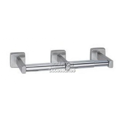View B686 Double Toilet Roll Holder details.