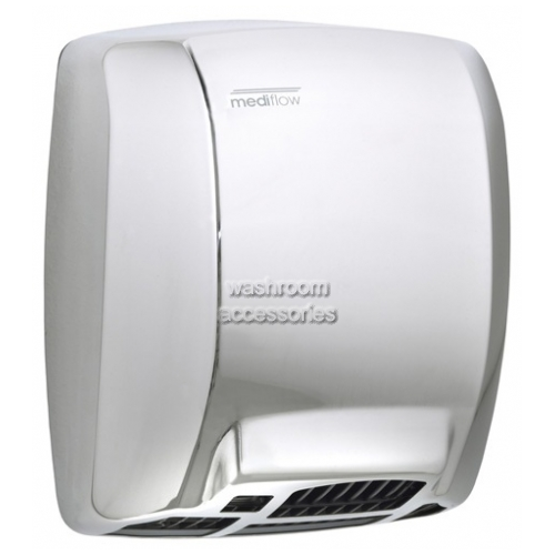 View M02AC Bright Stainless steel Hand Dryer details.