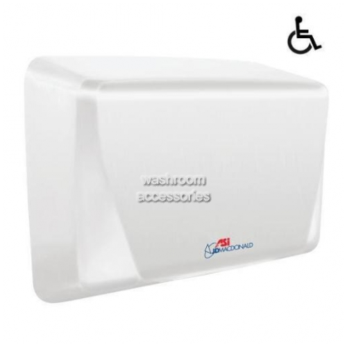 Hand Dryer High Velocity Automatic 74 Decibel