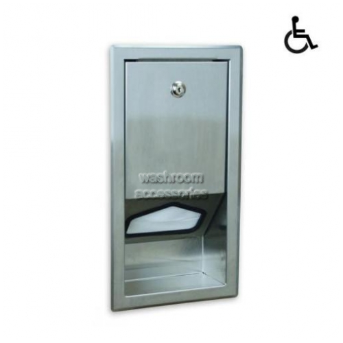 View SSLD Baby Change Table Liner Dispenser Recessed details.