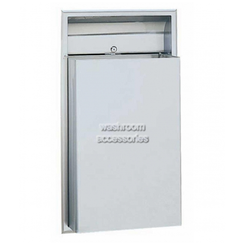B3644 Waste Receptacle 45L Recessed