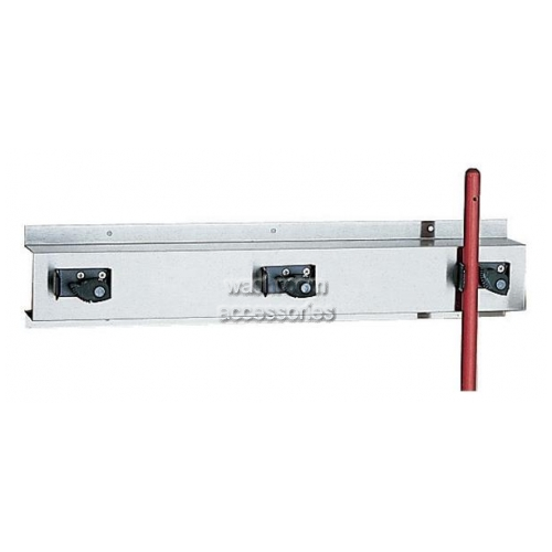 B223 Mop and Broom Holder Spring Loaded