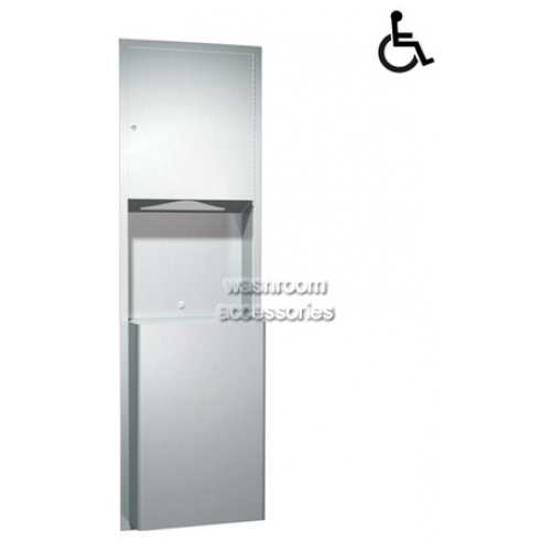 10-0469 Combo Unit with Paper Towel and 46L Waste Bin