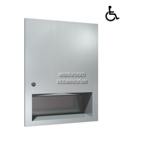 View 10-6457 Paper Towel Dispenser Recessed details.