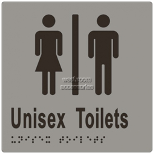 View ML16210 Unisex Toilets Divided with Braille Sign details.