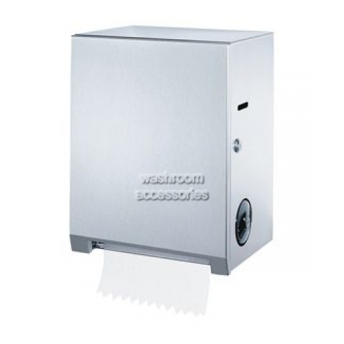 View B2860 Roll Towel Dispenser Surface Mounted details.