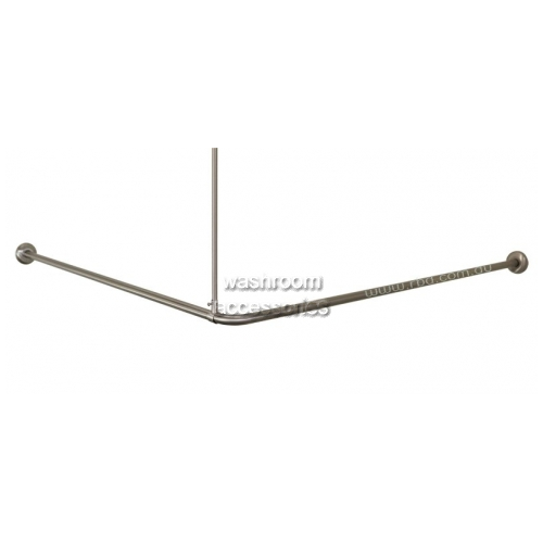 View RBA4171-100 Shower Curtain Rail L Shaped details.