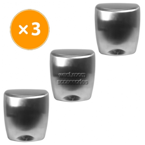 View Combo 3 Pack Stainless Hand Dryers details.