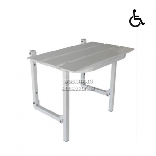 View SS960A Folding Shower Seat Slatted Accessible Compliant details.