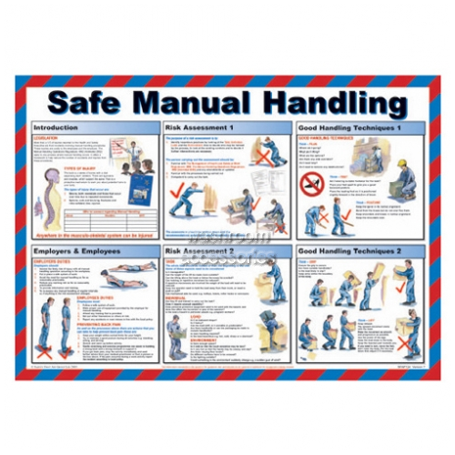 View Workplace Safety Poster- Safe Manual Handling details.