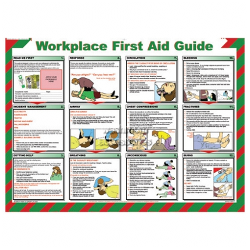 View Workplace Safety Poster - Workplace First Aid Guide details.