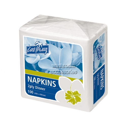 Premium Napkins Dinner 2 Ply white