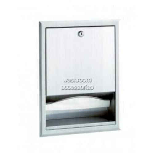 View B359 Recessed Paper Towel Dispenser details.