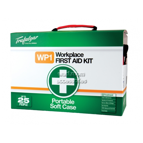 View Portable Workplace First Aid Kit Soft Case details.