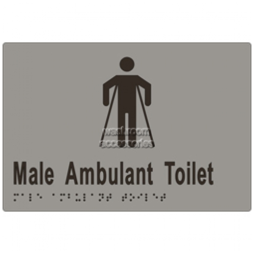 View ML16246 Braille Sign, Male Ambulant Toilet details.