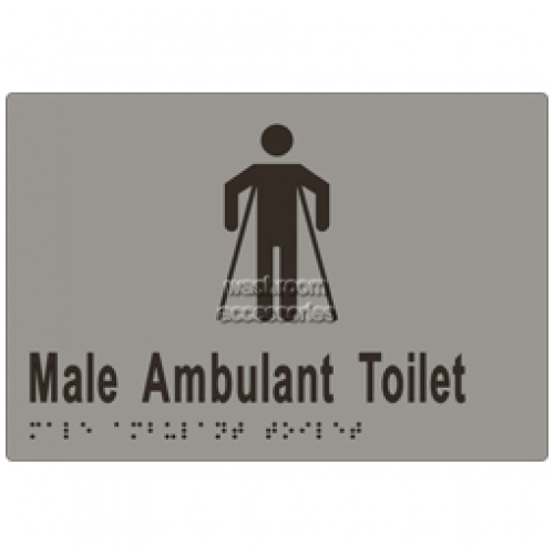 View ML16246 Braille Sign Male Ambulant Toilet details.