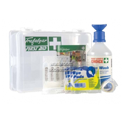 View First Aid Emergency Eye Wash Kit details.