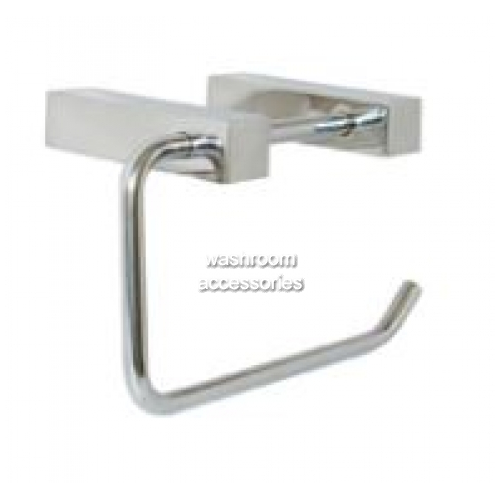 View ML6048 Single Toilet Roll Holder Square Mounting details.