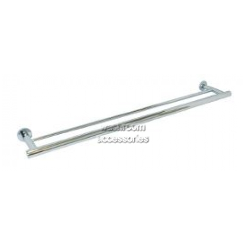 ML6208 Double Towel Rail Round Bases