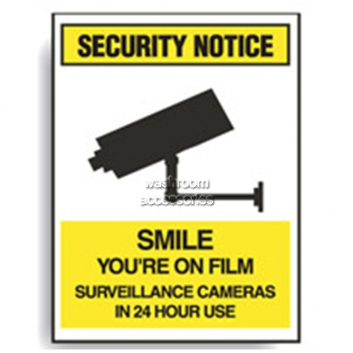 Smile Youre On Film Sign - LAST STOCK