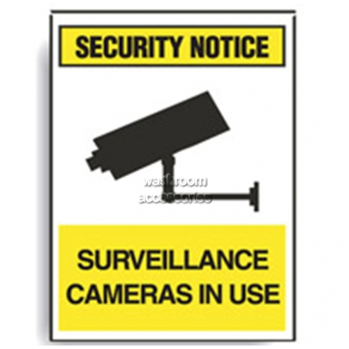 View Surveillance Cameras In Use Sign details.