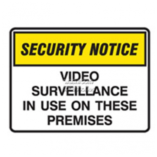 View Video Surveillance In Use On These Premises Sign details.