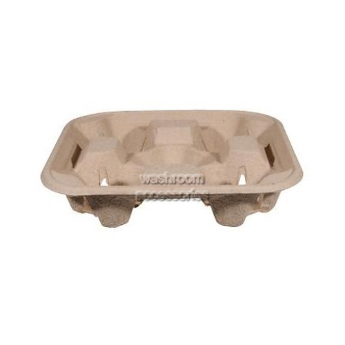 View 4 Cup Drink Carry Tray Holder details.