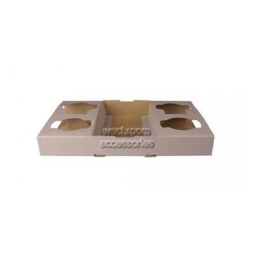 View 4 Cup Drink Carry Tray Holder details.