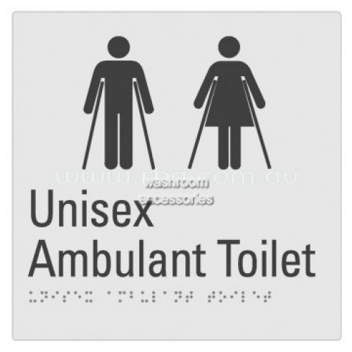View Braille Sign RBA4330 Unisex Ambulant Toilet details.