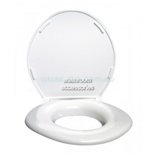 View RBA8186 Toilet Seat Extra Wide with Hinged Lid details.