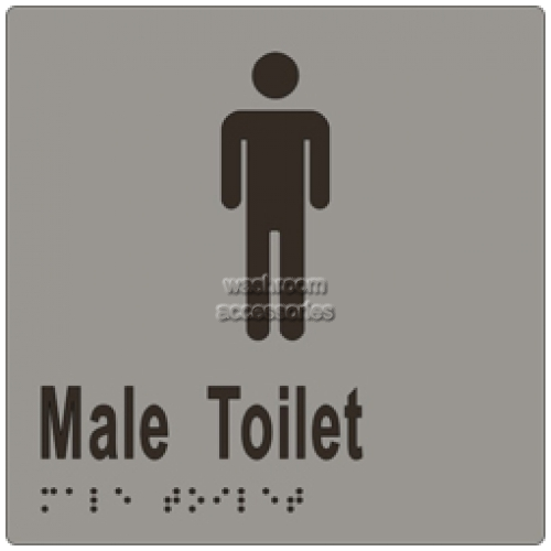 View ML16242 Braille Sign Male Toilet details.