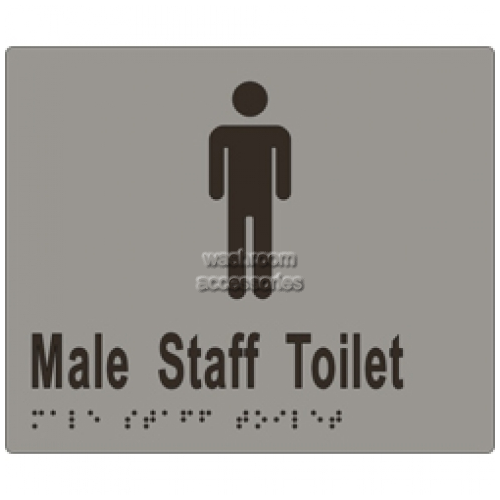 View ML16244 Braille Sign, Male Staff Toilet details.