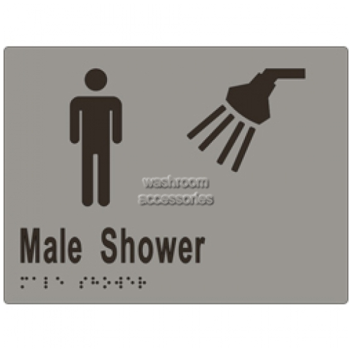 View ML16291 Braille Sign, Male Shower details.