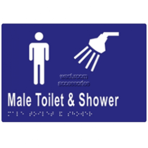 View ML16291TS Braille Sign, Male Toilet and Shower details.