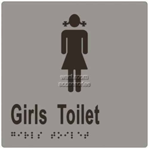 View ML16263 Braille Sign, Girls Toilet details.