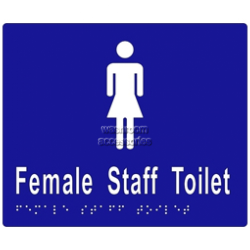 View ML16264 Braille Sign, Female Staff Toilet details.