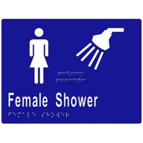 View ML16292 Braille Sign, Female Shower details.
