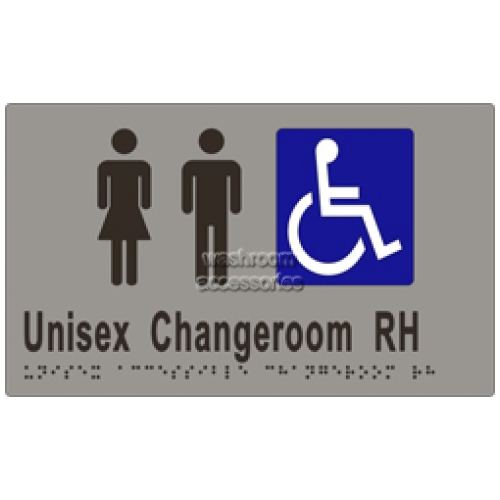 View ML16229 Braille Sign, Unisex Accessible Changeroom RH Transfer details.