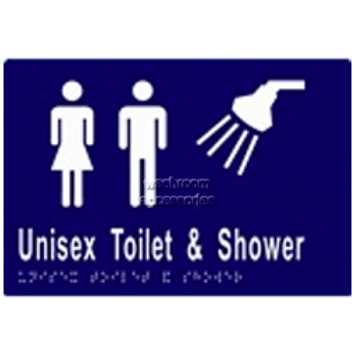 View ML16306 Braille Sign, Unisex Toilet and Shower details.