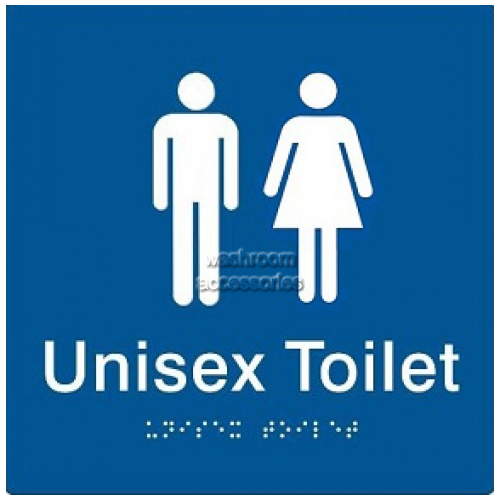 View ML96211 Braille Sign, Unisex Toilet details.