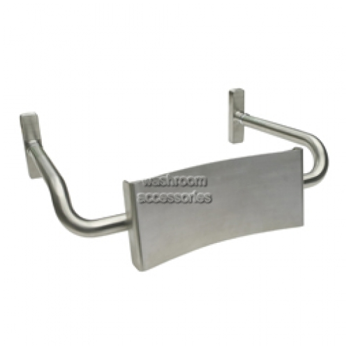 MLR119 Toilet Backrest No Pad Curved Arms