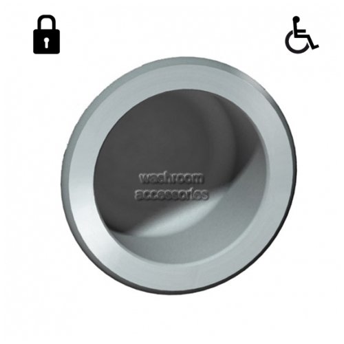 10-110 Round Toilet Roll Holder Recessed Rear Mounting