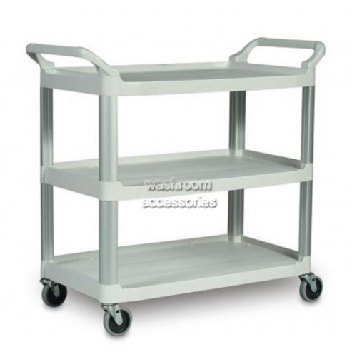 View 4091 Utility Cart 3 Shelf, Open Sided details.