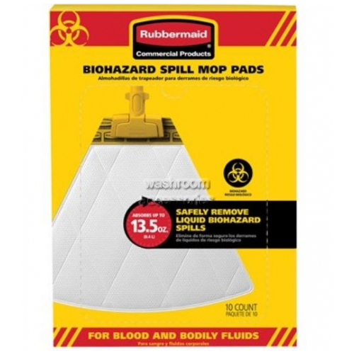 View 2017060 Biohazard Spill Mop Pads - 10 pack - LAST STOCK details.